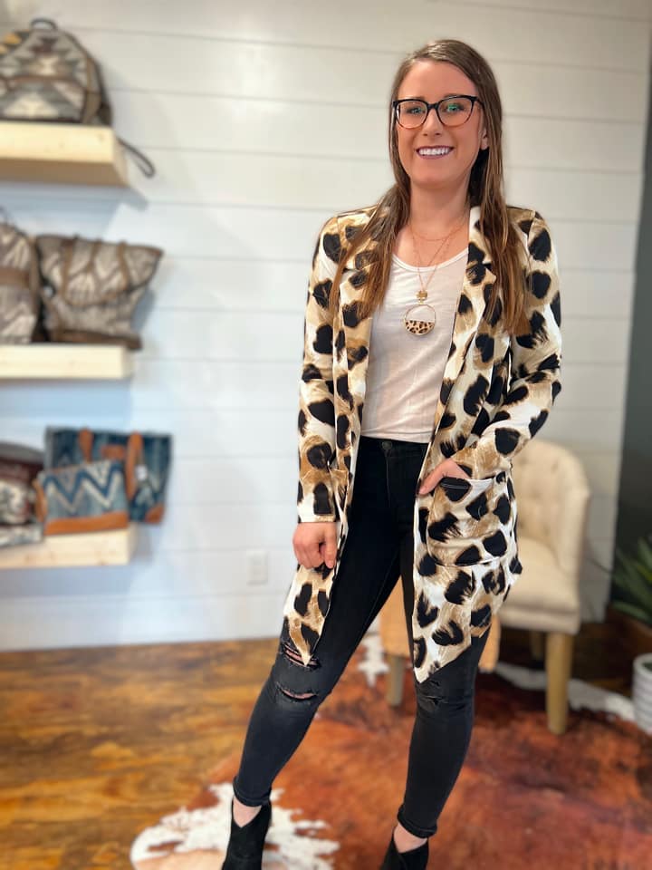 GWEN BLAZER - CHEETAH