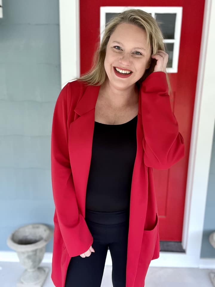 GWEN BLAZER - RED