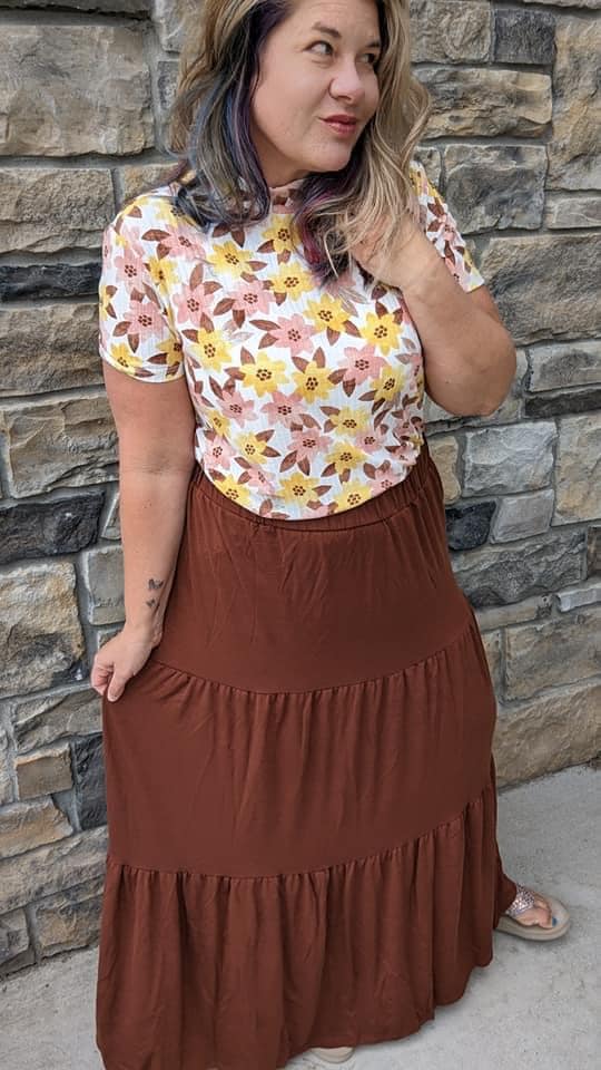 POPPY SKIRT WALNUT