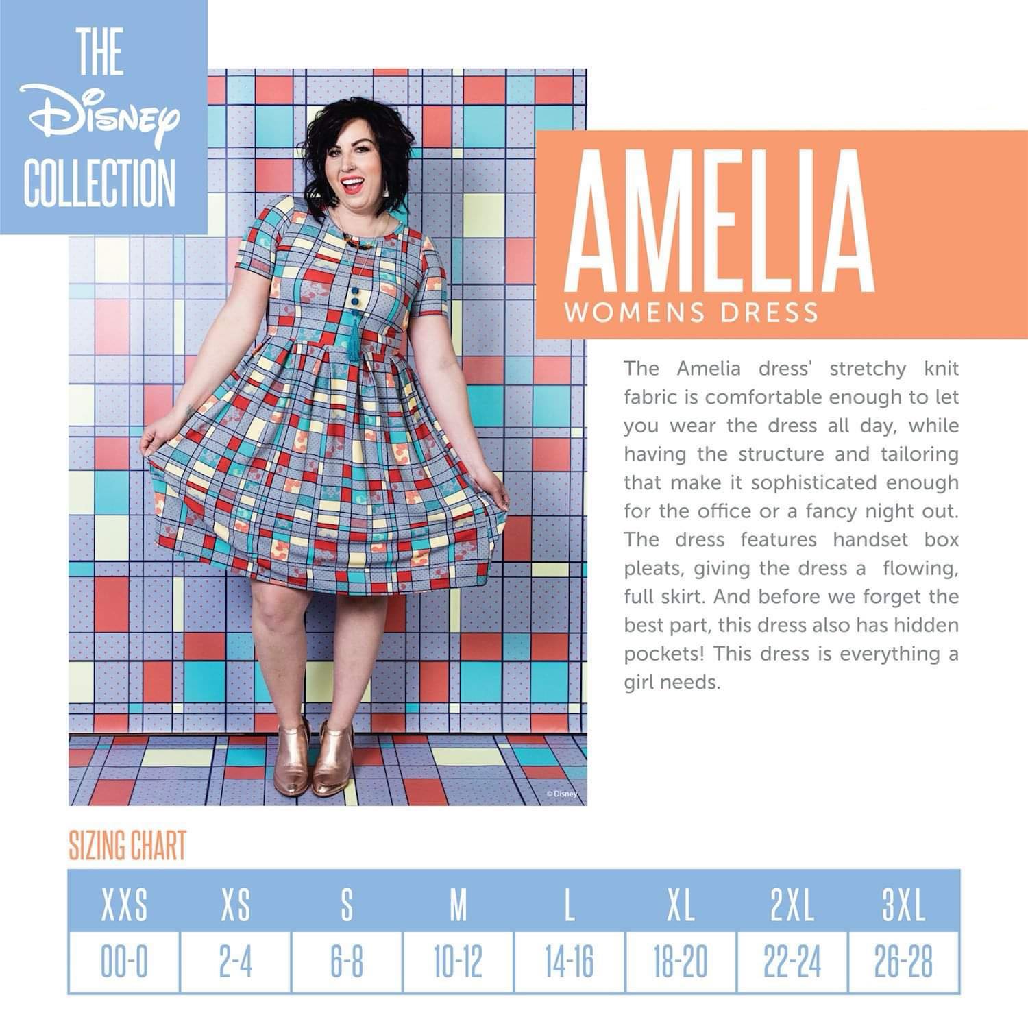 DISNEY AMEILA DRESS - XXS