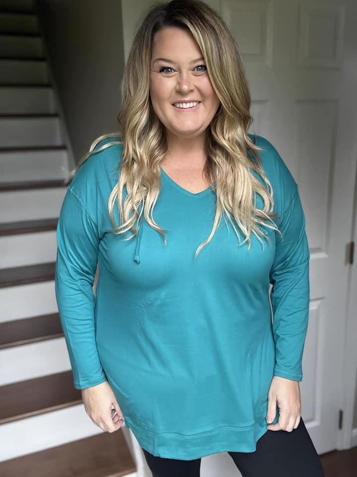 ELIZA HOODIE - TEAL