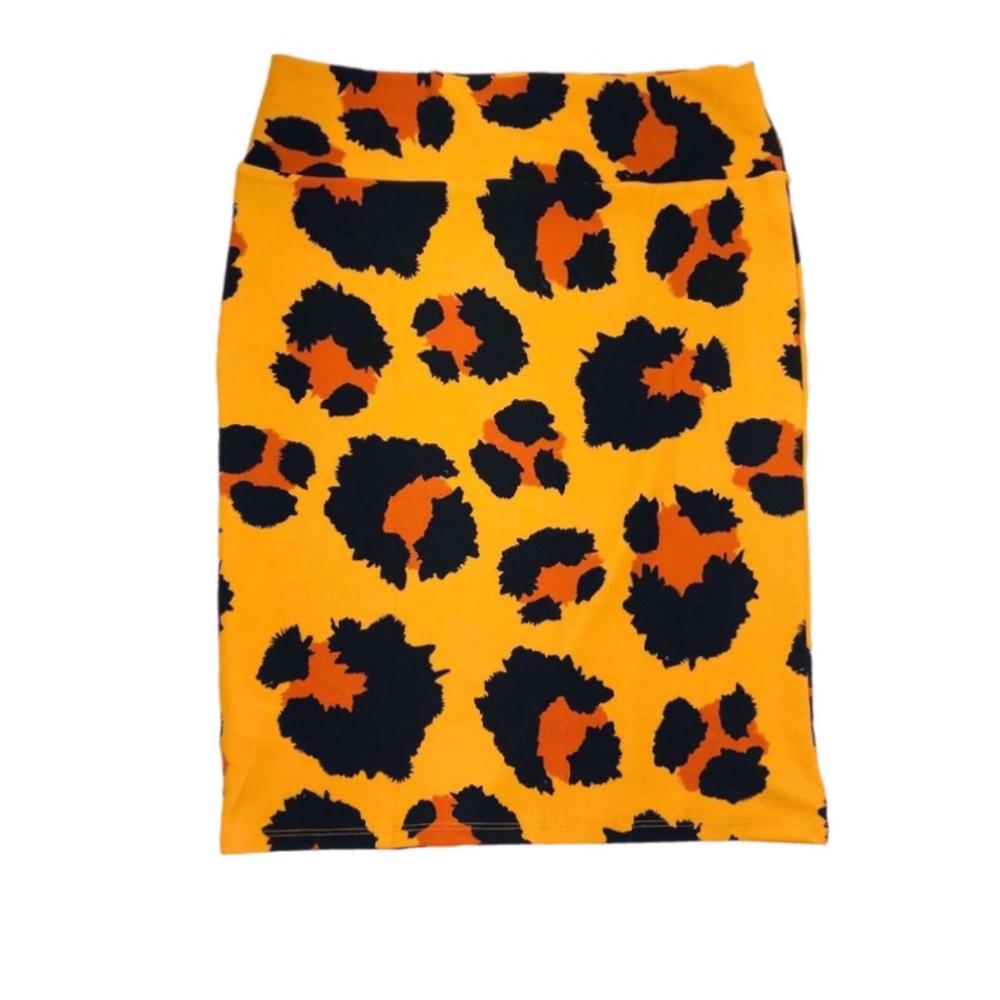 CASSIE PENCIL SKIRT -  BOLD LEOPARD