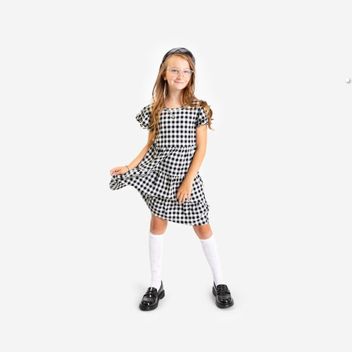 MOLLY KIDS RUFFLE SLEEVE DRESS