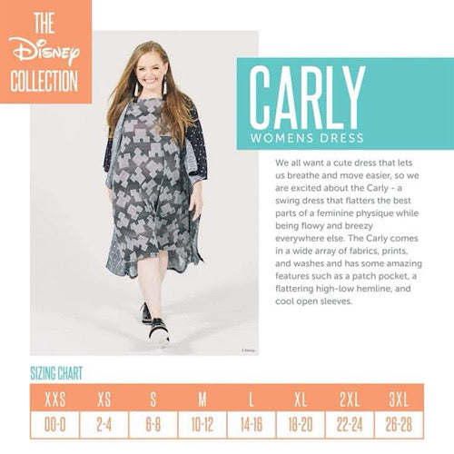 DISNEY CARLY DRESS - LARGE