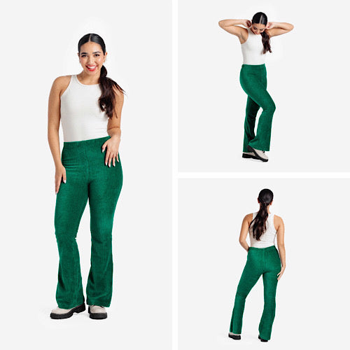 KYLIE FLARE PANT - GREEN