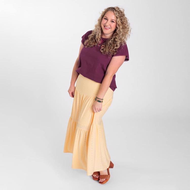 POPPY SKIRT SUNSET YELLOW