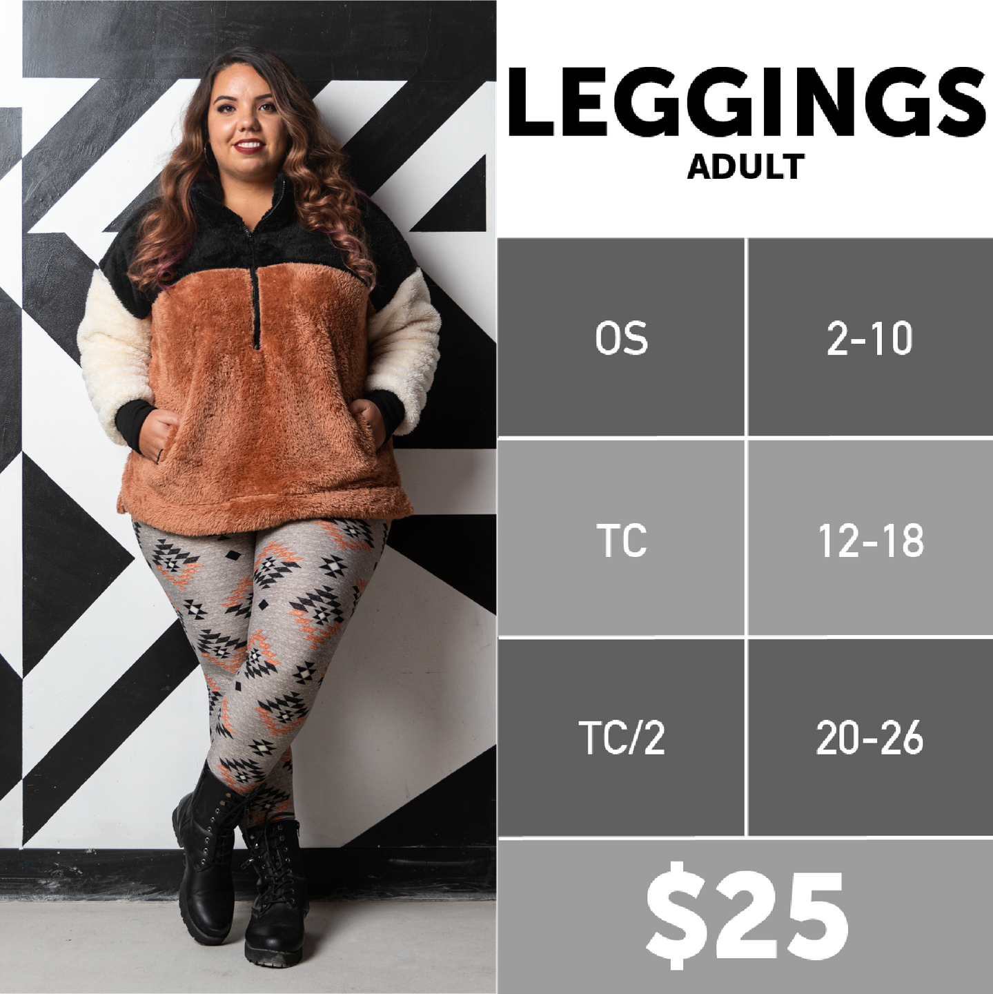 ONE SIZE LEGGINGS PRINTS - ONE SIZE (OS SIZES 2-10)