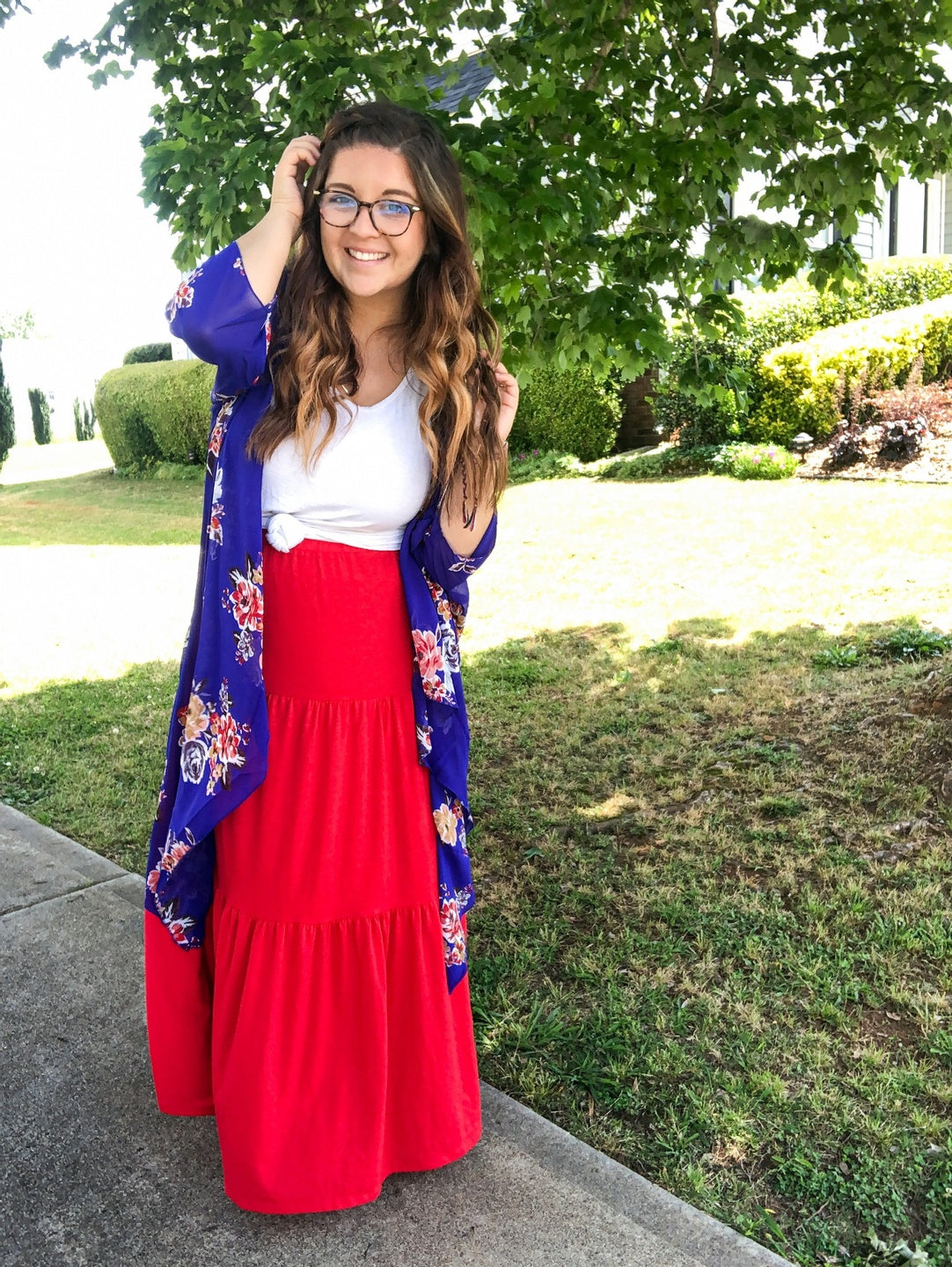 POPPY SKIRT CHERRY RED